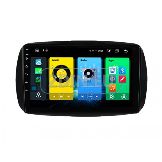 SMART Fortwo, Forfour - 9" МУЛТИМЕДИЯ / Навигация android 16